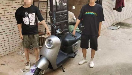 电瓶车被盗，报警人笔录还没做完，嫌疑人已被人赃并获