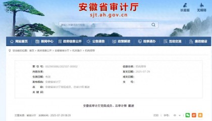 戴波任安徽省政府一组成部门领导