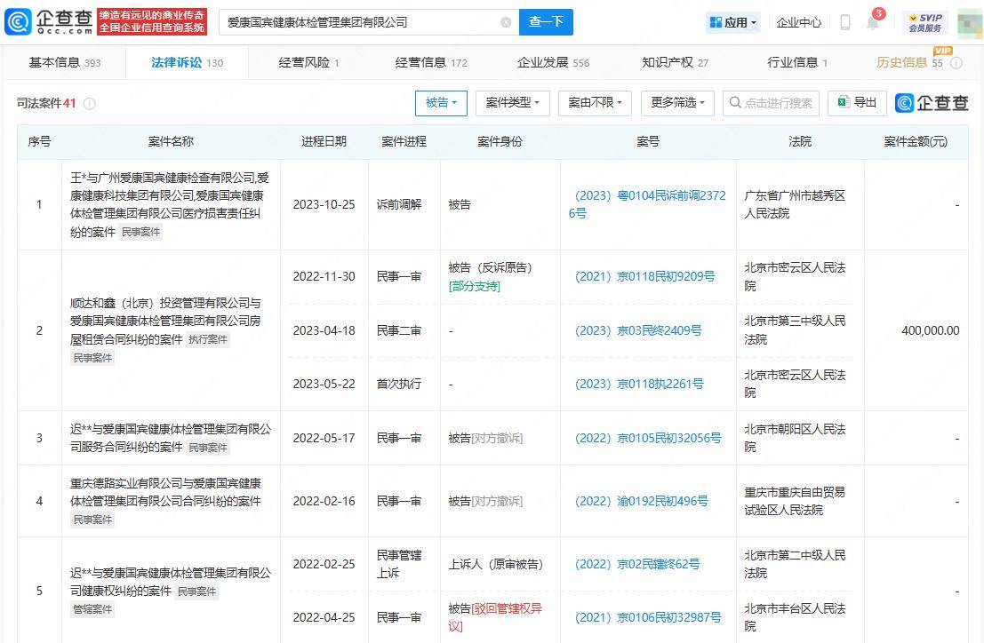 爱康国宾多地分支机构吊注，仅剩武汉分公司存续