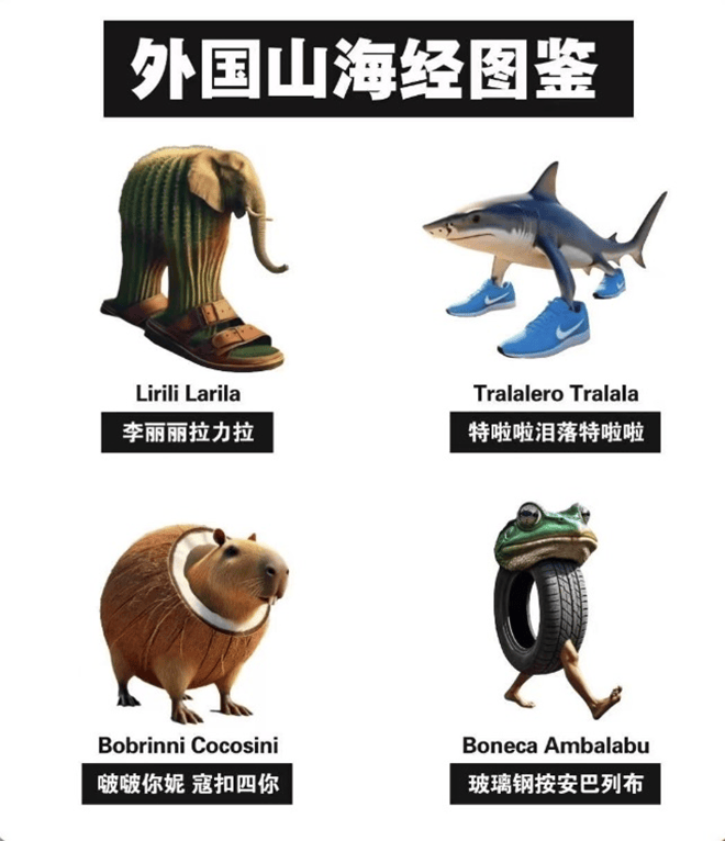 你认识“Tralaero Tralala”吗？“外国山海经”受追捧，家长纠结：该不该管？