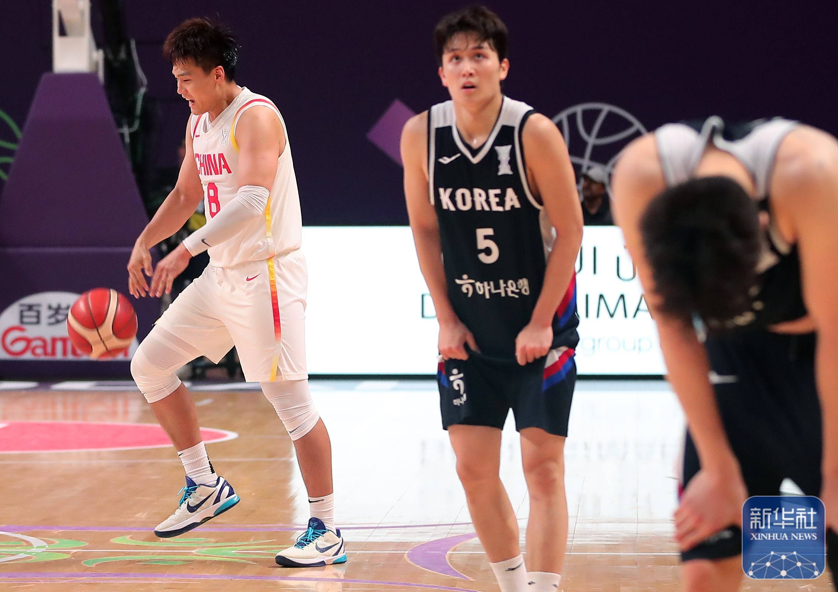 国际篮联亚洲杯：中国队胜韩国队 晋级四强