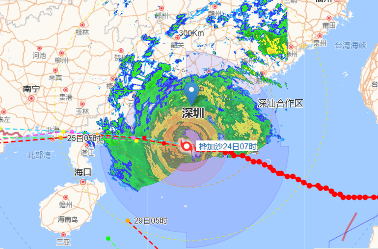 紧急提醒：不要外出！深圳即将进入10级风圈！