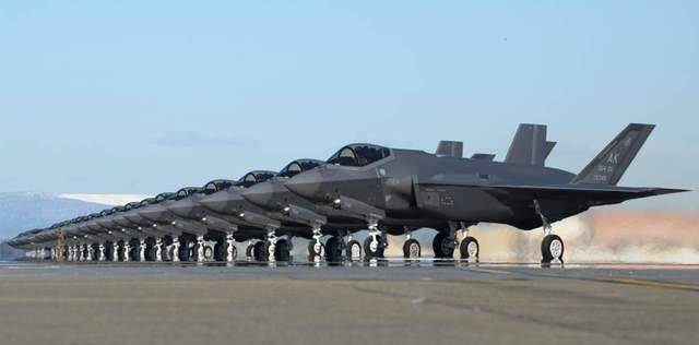 24架F-35A隐身战机集结西太平洋